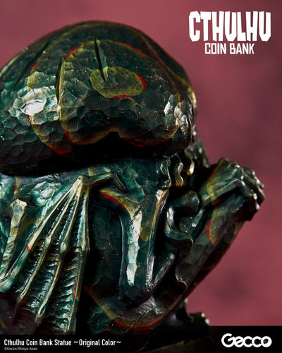 H.P. Lovecraft Cthulhu Mythos Coin Bank Statue Cthulhu (Original Color) 24cm - Scale Statue - Gecco - Hobby Figures UK