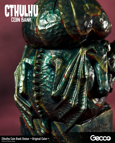 H.P. Lovecraft Cthulhu Mythos Coin Bank Statue Cthulhu (Original Color) 24cm - Scale Statue - Gecco - Hobby Figures UK