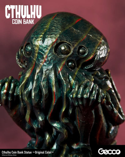 H.P. Lovecraft Cthulhu Mythos Coin Bank Statue Cthulhu (Original Color) 24cm - Scale Statue - Gecco - Hobby Figures UK