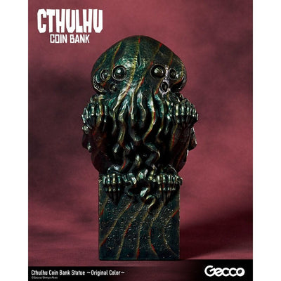 H.P. Lovecraft Cthulhu Mythos Coin Bank Statue Cthulhu (Original Color) 24cm - Scale Statue - Gecco - Hobby Figures UK