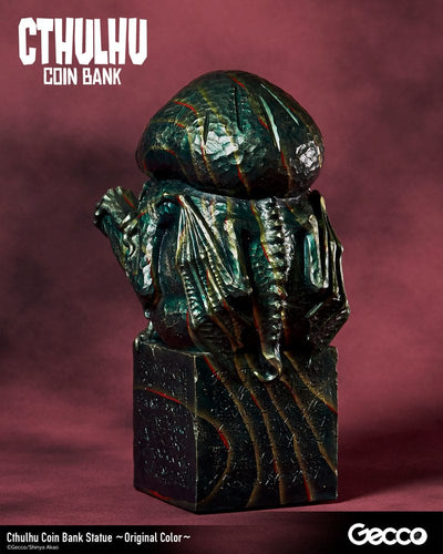 H.P. Lovecraft Cthulhu Mythos Coin Bank Statue Cthulhu (Original Color) 24cm - Scale Statue - Gecco - Hobby Figures UK