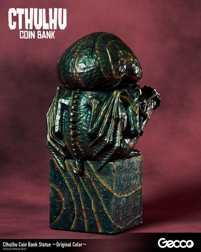 H.P. Lovecraft Cthulhu Mythos Coin Bank Statue Cthulhu (Original Color) 24cm - Scale Statue - Gecco - Hobby Figures UK