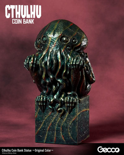 H.P. Lovecraft Cthulhu Mythos Coin Bank Statue Cthulhu (Original Color) 24cm - Scale Statue - Gecco - Hobby Figures UK