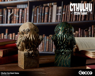 H.P. Lovecraft Cthulhu Mythos Coin Bank Statue Cthulhu (Stone Color) 24cm - Scale Statue - Gecco - Hobby Figures UK