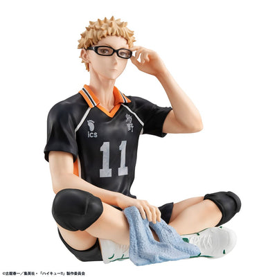 Haikyu!! G.E.M. Series PVC Statue Kei Tsukishima Palm Size 9cm - Scale Statue - Megahouse - Hobby Figures UK