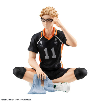 Haikyu!! G.E.M. Series PVC Statue Kei Tsukishima Palm Size 9cm - Scale Statue - Megahouse - Hobby Figures UK