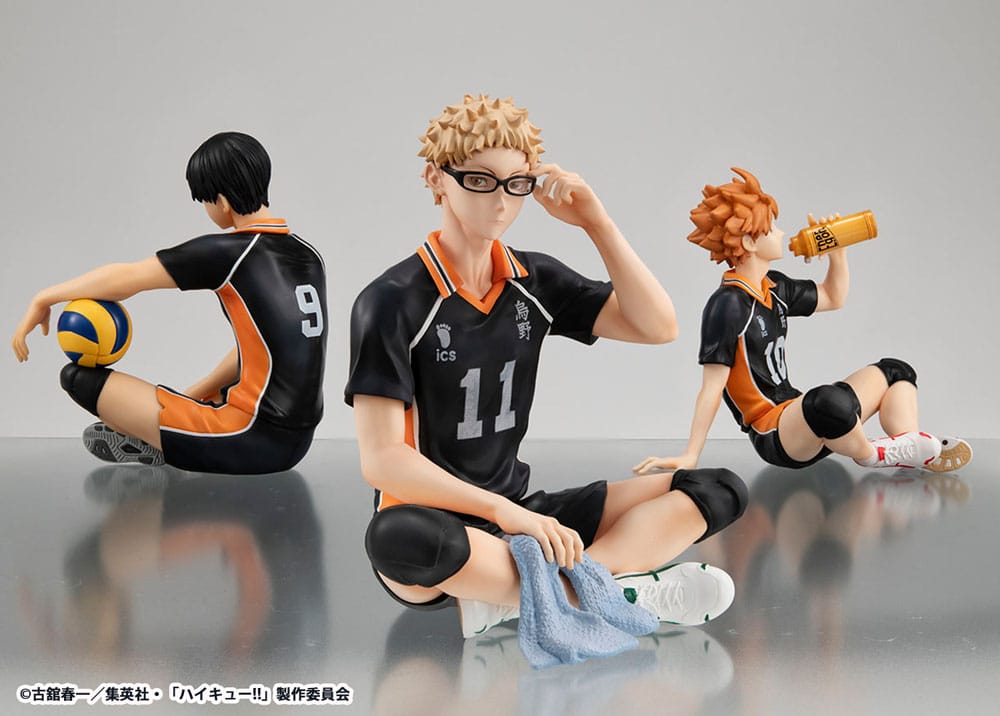 Haikyu!! G.E.M. Series PVC Statue Kei Tsukishima Palm Size 9cm - Scale Statue - Megahouse - Hobby Figures UK