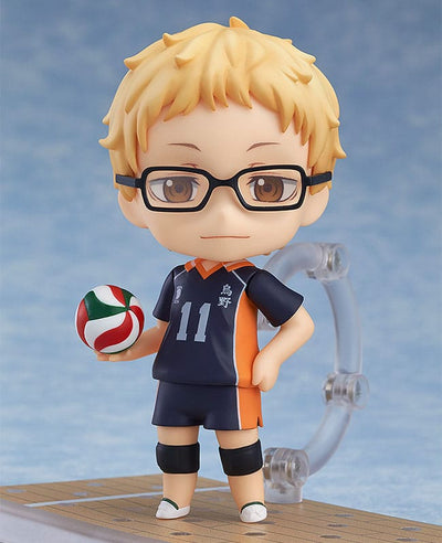 Haikyu!! Nendoroid Action Figure Kei Tsukishima (re-run) 10cm - Mini Figures - Good Smile Company - Hobby Figures UK