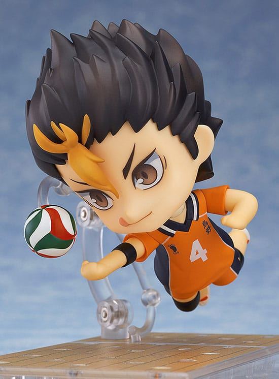 Haikyu!! Nendoroid Action Figure Yu Nishinoya (re-run) 10cm - Mini Figures - Orange Rouge - Hobby Figures UK