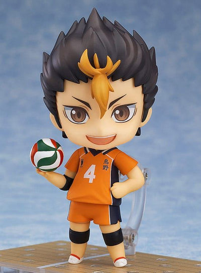 Haikyu!! Nendoroid Action Figure Yu Nishinoya (re-run) 10cm - Mini Figures - Orange Rouge - Hobby Figures UK