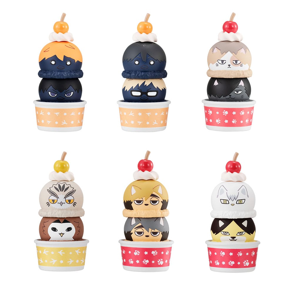 Haikyu!! Tsumichen Stack up & Change Trading Figure 6-Pack 8cm (with gift) - Mini Figures - Megahouse - Hobby Figures UK