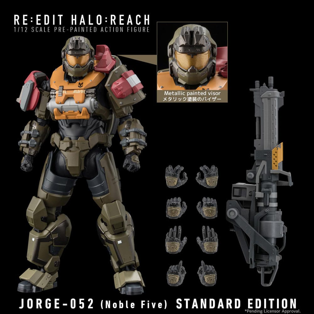 Halo: Reach Action Figure 1/12 Jorge-052 (Noble Four) 19cm - Action Figures - 1000toys - Hobby Figures UK