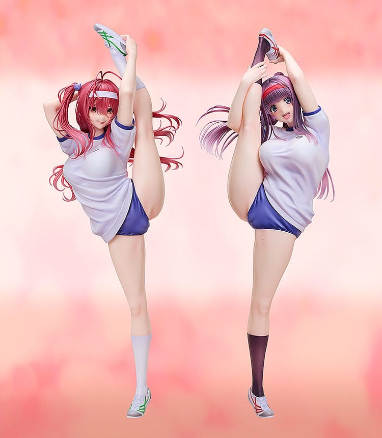 Hanikami Kanojo PVC Statue 1/4 Nanaka Hinoura: Gym Uniform Ver. 46cm - Scale Statue - FREEing - Hobby Figures UK
