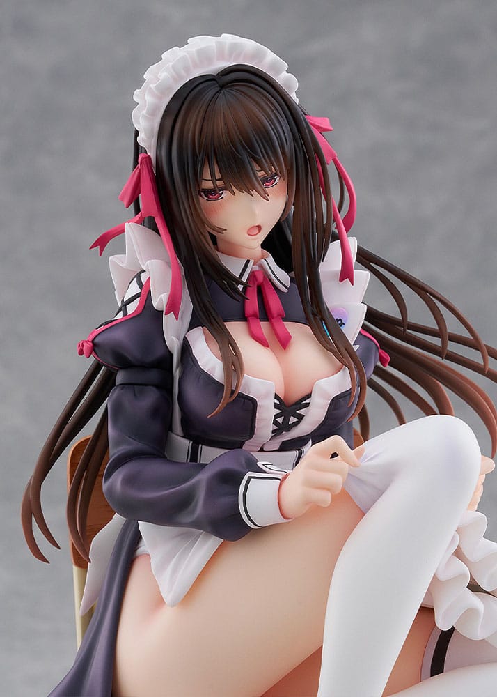 Hanikami Kanojo PVC Statue 1/6 Maid Maison Kasane Minazumi Illustration by Piromizu 21cm - Scale Statue - DMM Factory - Hobby Figures UK