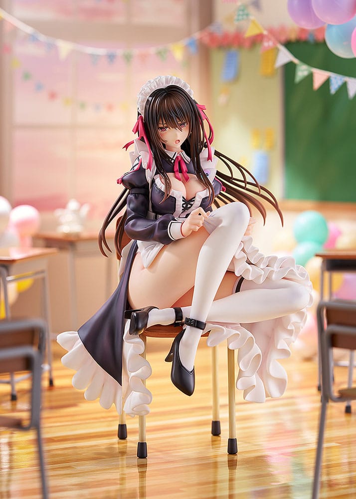 Hanikami Kanojo PVC Statue 1/6 Maid Maison Kasane Minazumi Illustration by Piromizu 21cm - Scale Statue - DMM Factory - Hobby Figures UK