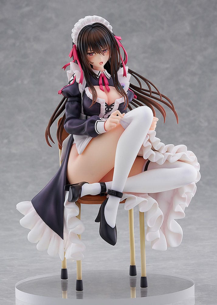 Hanikami Kanojo PVC Statue 1/6 Maid Maison Kasane Minazumi Illustration by Piromizu 21cm - Scale Statue - DMM Factory - Hobby Figures UK