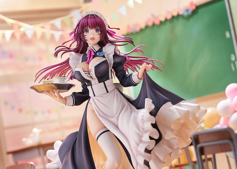 Hanikami Kanojo PVC Statue 1/6 Maid Maison Neru Shizuki Illustration by Piromizu 28cm - Scale Statue - DMM Factory - Hobby Figures UK
