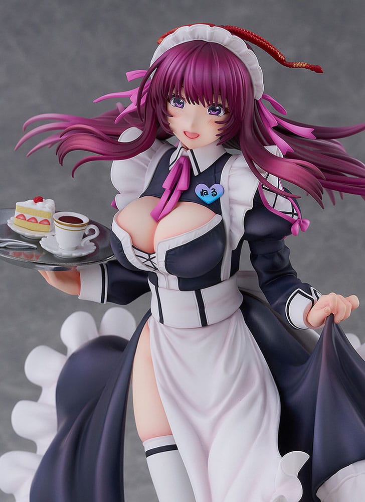Hanikami Kanojo PVC Statue 1/6 Maid Maison Neru Shizuki Illustration by Piromizu 28cm - Scale Statue - DMM Factory - Hobby Figures UK