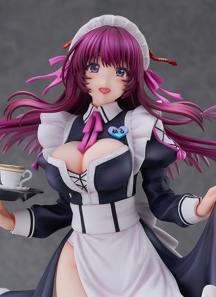 Hanikami Kanojo PVC Statue 1/6 Maid Maison Neru Shizuki Illustration by Piromizu 28cm - Scale Statue - DMM Factory - Hobby Figures UK