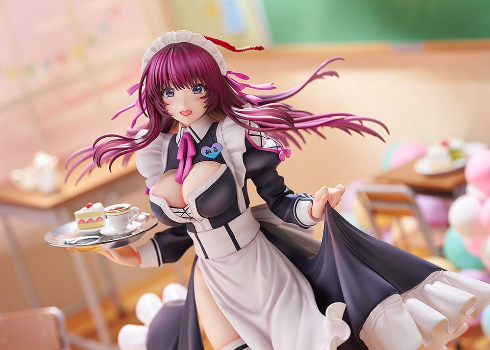 Hanikami Kanojo PVC Statue 1/6 Maid Maison Neru Shizuki Illustration by Piromizu 28cm - Scale Statue - DMM Factory - Hobby Figures UK