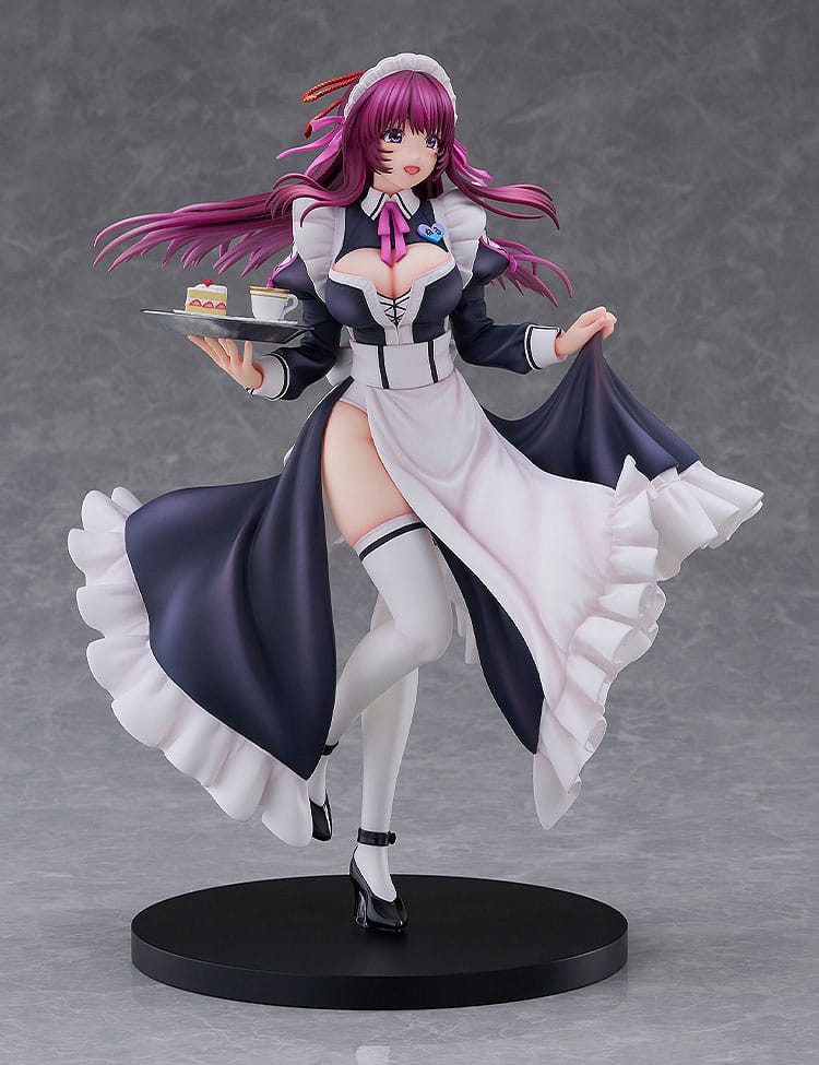 Hanikami Kanojo PVC Statue 1/6 Maid Maison Neru Shizuki Illustration by Piromizu 28cm - Scale Statue - DMM Factory - Hobby Figures UK