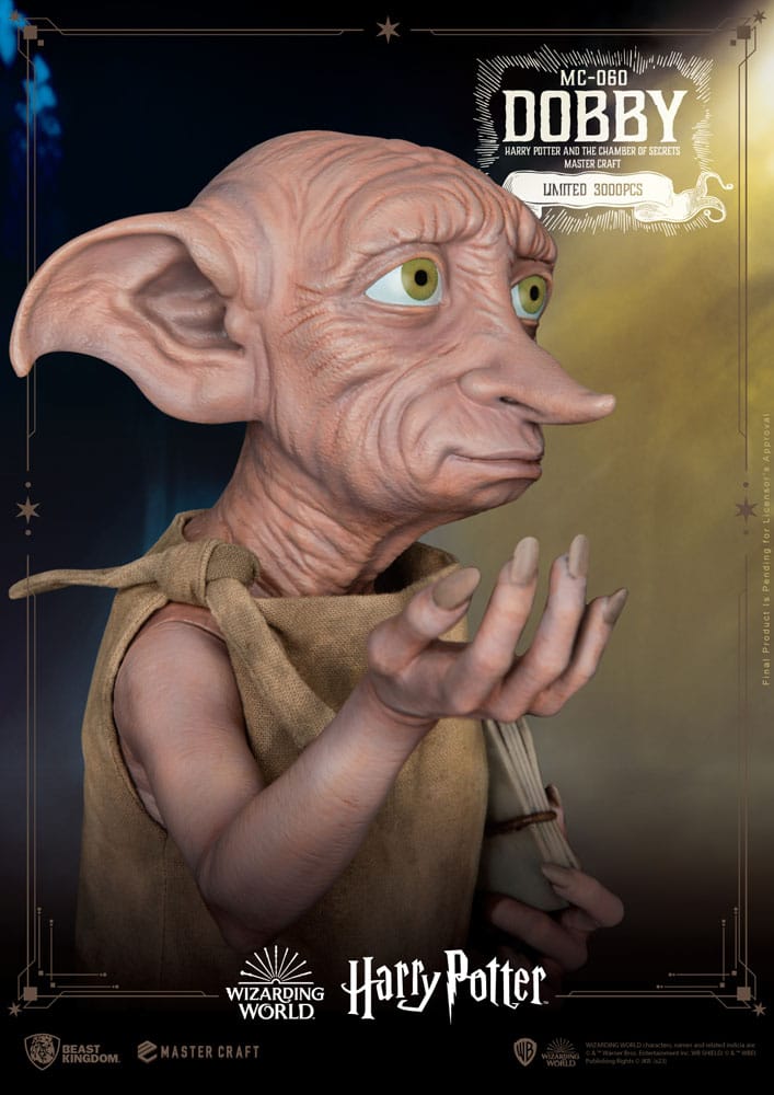 Harry Potter Master Craft Statue Dobby 39cm - Scale Statue - Beast Kingdom Toys - Hobby Figures UK