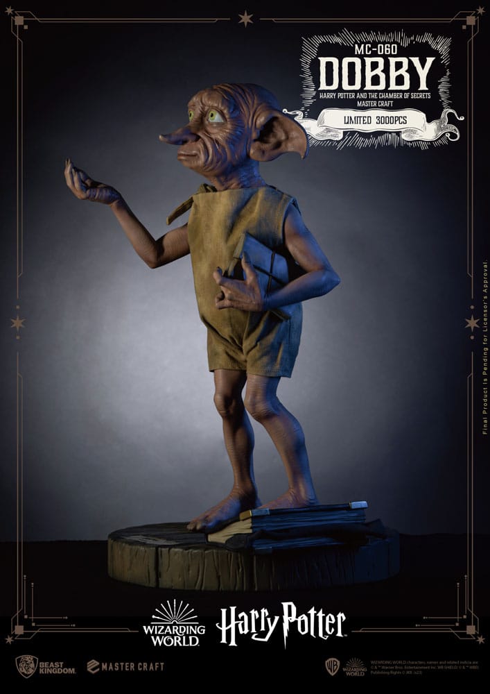 Harry Potter Master Craft Statue Dobby 39cm - Scale Statue - Beast Kingdom Toys - Hobby Figures UK