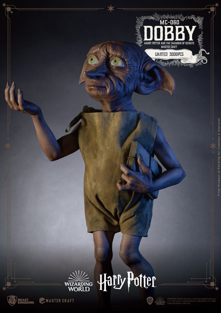 Harry Potter Master Craft Statue Dobby 39cm - Scale Statue - Beast Kingdom Toys - Hobby Figures UK