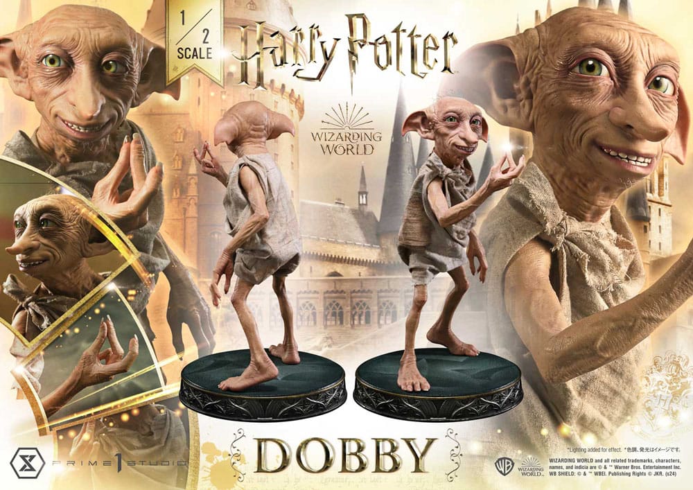 Harry Potter Museum Masterline Series Statue Dobby 55cm - Scale Statue - Prime 1 Studio - Hobby Figures UK