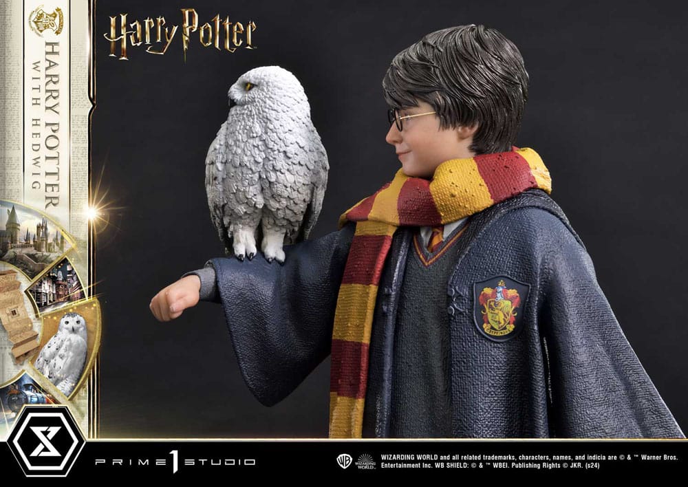 Harry Potter Prime Collectibles Statue 1/6 Harry Potter with Hedwig 28cm - Scale Statue - Prime 1 Studio - Hobby Figures UK
