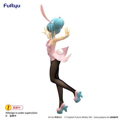 Hatsune Miku BiCute Bunnies PVC Statue Wink Pearl Pink Color Ver. 30cm - Scale Statue - Furyu - Hobby Figures UK