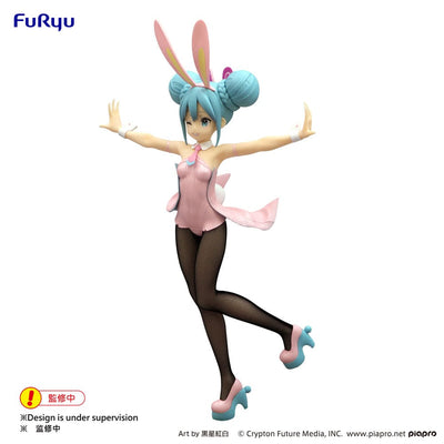 Hatsune Miku BiCute Bunnies PVC Statue Wink Pearl Pink Color Ver. 30cm - Scale Statue - Furyu - Hobby Figures UK