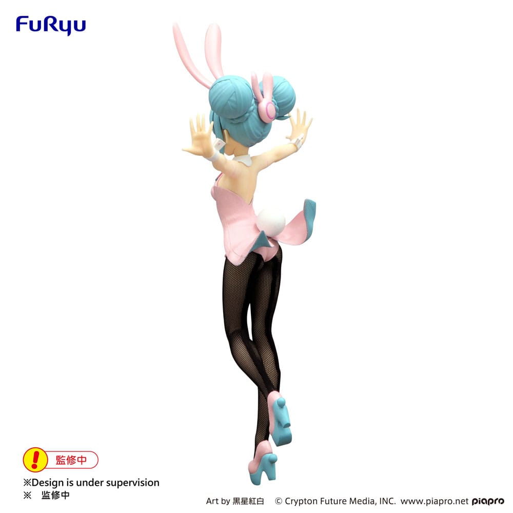 Hatsune Miku BiCute Bunnies PVC Statue Wink Pearl Pink Color Ver. 30cm - Scale Statue - Furyu - Hobby Figures UK