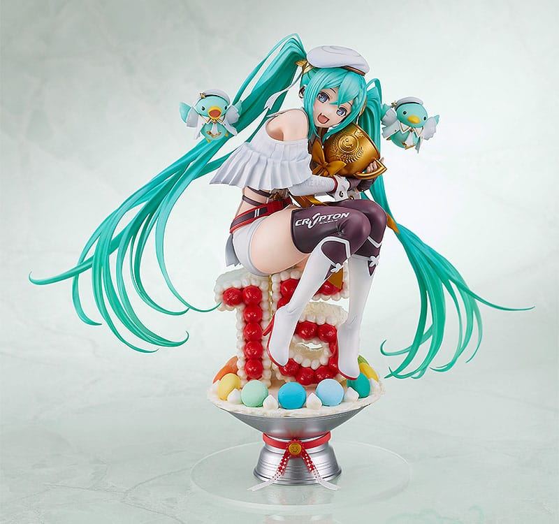 Hatsune Miku Characters PVC Statue 1/6 Racing Miku: 2023 - 15th Anniversary Ver. 26cm - Scale Statue - Good Smile Company - Hobby Figures UK