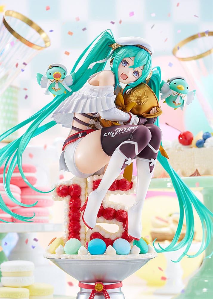 Hatsune Miku Characters PVC Statue 1/6 Racing Miku: 2023 - 15th Anniversary Ver. 26cm - Scale Statue - Good Smile Company - Hobby Figures UK