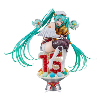 Hatsune Miku Characters PVC Statue 1/6 Racing Miku: 2023 - 15th Anniversary Ver. 26cm - Scale Statue - Good Smile Company - Hobby Figures UK