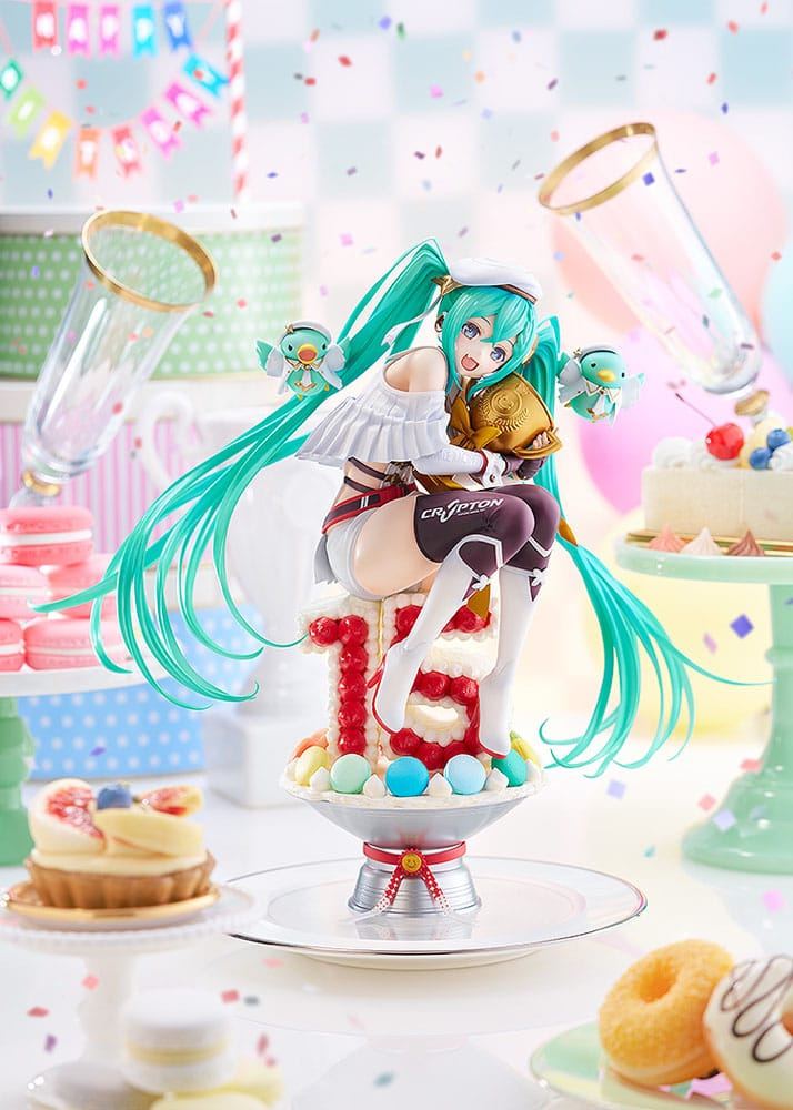 Hatsune Miku Characters PVC Statue 1/6 Racing Miku: 2023 - 15th Anniversary Ver. 26cm - Scale Statue - Good Smile Company - Hobby Figures UK