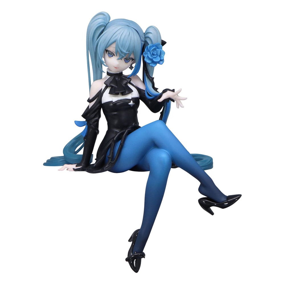 Hatsune Miku Noodle Stopper PVC Statue Blue Rose Ver. 14cm - Scale Statue - Furyu - Hobby Figures UK