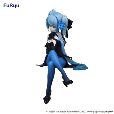 Hatsune Miku Noodle Stopper PVC Statue Blue Rose Ver. 14cm - Scale Statue - Furyu - Hobby Figures UK