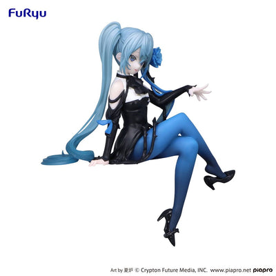 Hatsune Miku Noodle Stopper PVC Statue Blue Rose Ver. 14cm - Scale Statue - Furyu - Hobby Figures UK