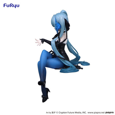 Hatsune Miku Noodle Stopper PVC Statue Blue Rose Ver. 14cm - Scale Statue - Furyu - Hobby Figures UK