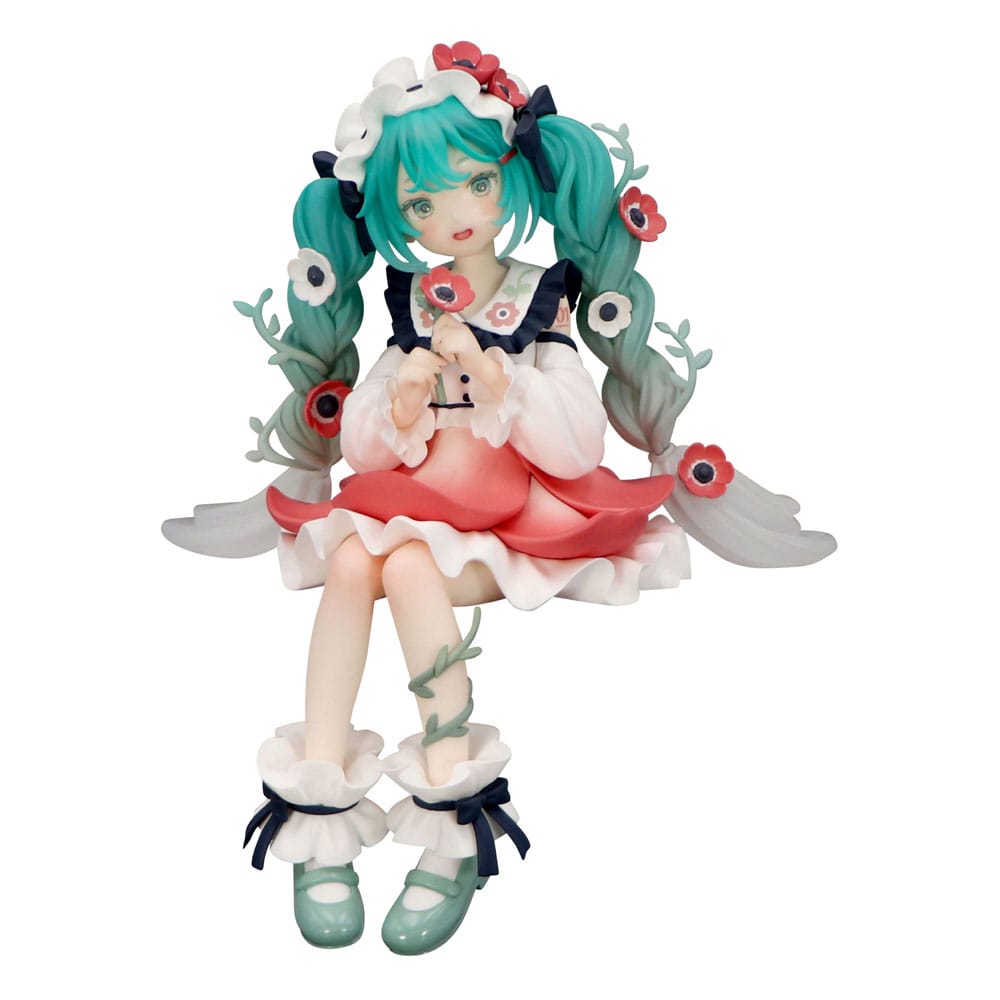 Hatsune Miku Noodle Stopper PVC Statue Hatsune Miku Flower Fairy Anemone 14cm - Scale Statue - Furyu - Hobby Figures UK