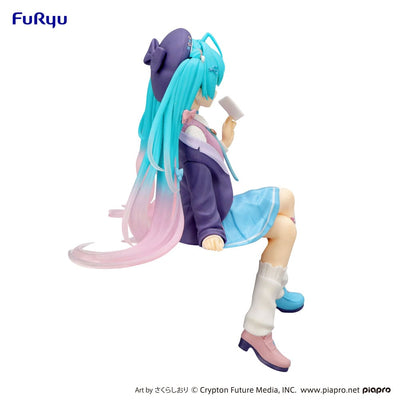 Hatsune Miku Noodle Stopper PVC Statue Hatsune Miku Love Blazer Navy Color Ver. 14cm - Scale Statue - Furyu - Hobby Figures UK