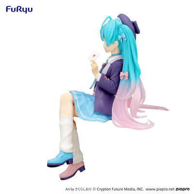 Hatsune Miku Noodle Stopper PVC Statue Hatsune Miku Love Blazer Navy Color Ver. 14cm - Scale Statue - Furyu - Hobby Figures UK