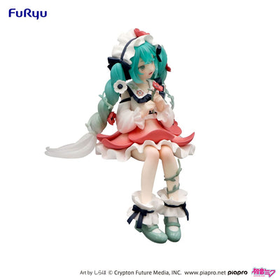 Hatsune Miku Noodle Stopper PVC Statue Hatsune Miku Flower Fairy Anemone 14cm - Scale Statue - Furyu - Hobby Figures UK