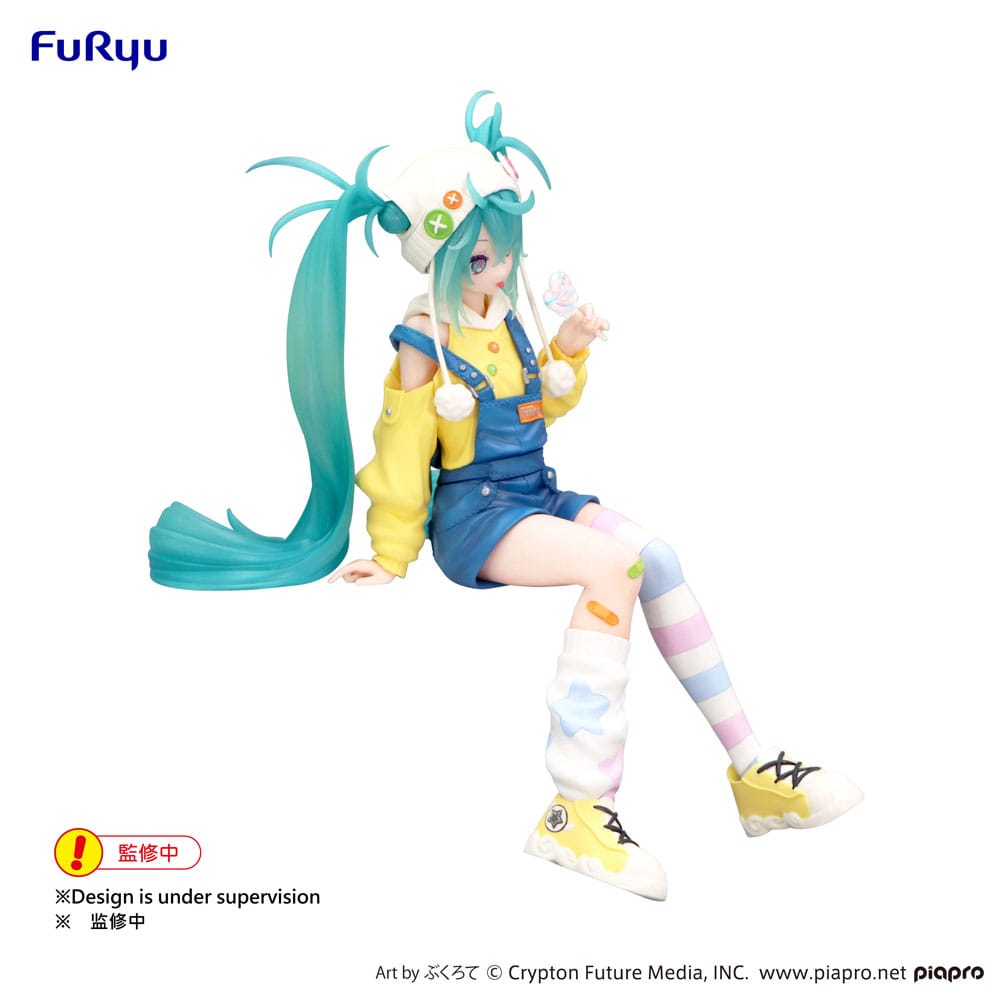 Hatsune Miku Noodle Stopper PVC Statue Hatsune Miku Lollipop 15cm - Scale Statue - Furyu - Hobby Figures UK