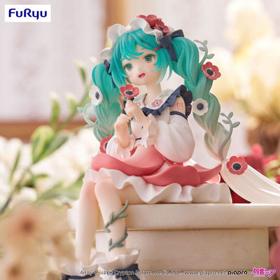 Hatsune Miku Noodle Stopper PVC Statue Hatsune Miku Flower Fairy Anemone 14cm - Scale Statue - Furyu - Hobby Figures UK