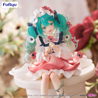 Hatsune Miku Noodle Stopper PVC Statue Hatsune Miku Flower Fairy Anemone 14cm - Scale Statue - Furyu - Hobby Figures UK