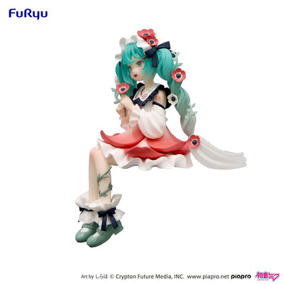 Hatsune Miku Noodle Stopper PVC Statue Hatsune Miku Flower Fairy Anemone 14cm - Scale Statue - Furyu - Hobby Figures UK