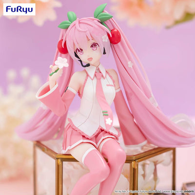 Hatsune Miku Noodle Stopper PVC Statue Sakura Miku 2024 15cm - Scale Statue - Furyu - Hobby Figures UK